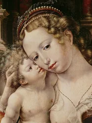 Maagd en kind (detail)